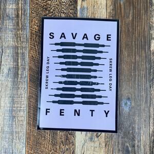 Savage X Fenty Women's 2X/3X Black Caviar Lace After Dark Thigh High Stockings